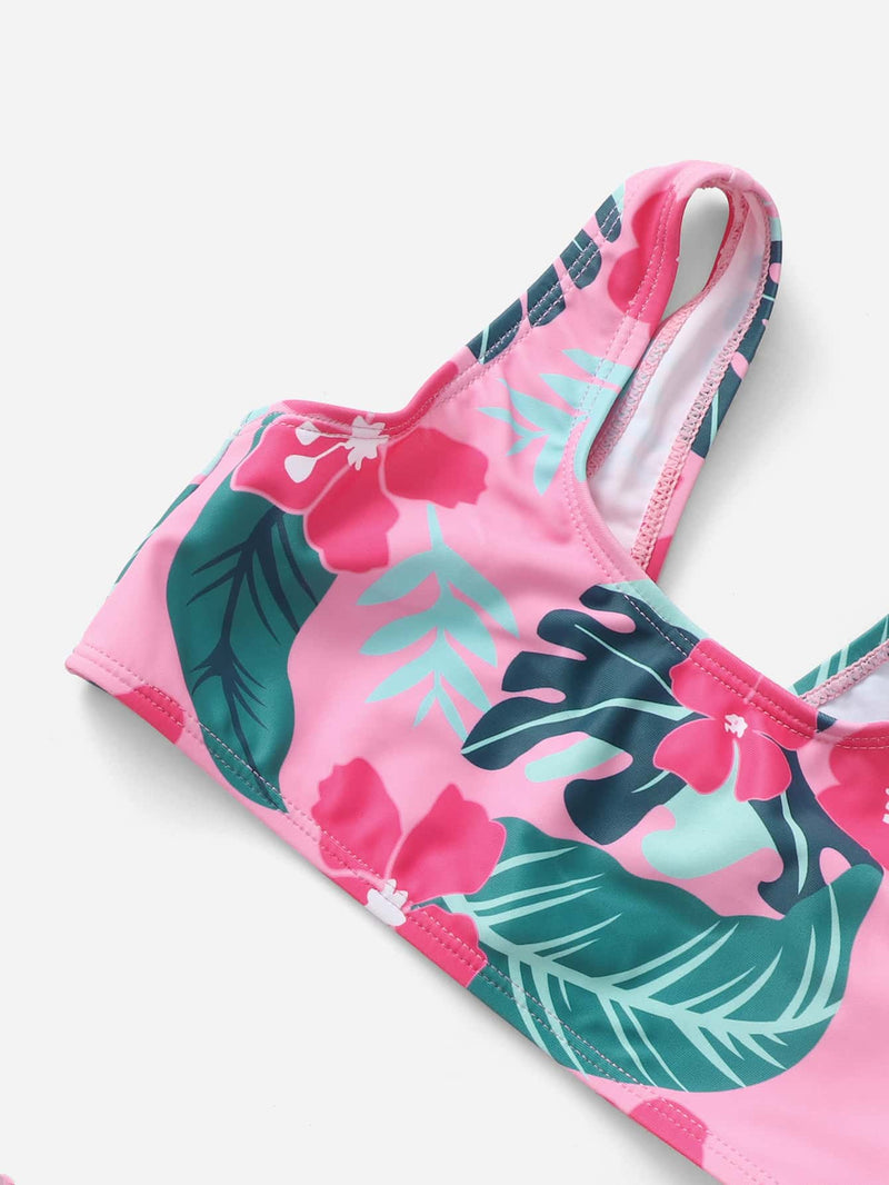 Biquíni Com Estampa Tropical E kimono Marisa