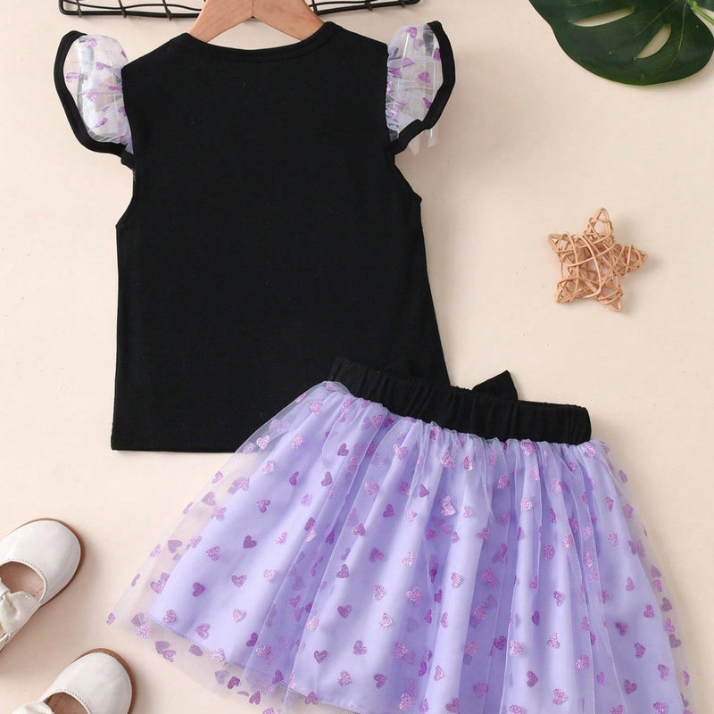 Conjunto de Saia e Camiseta Antonella