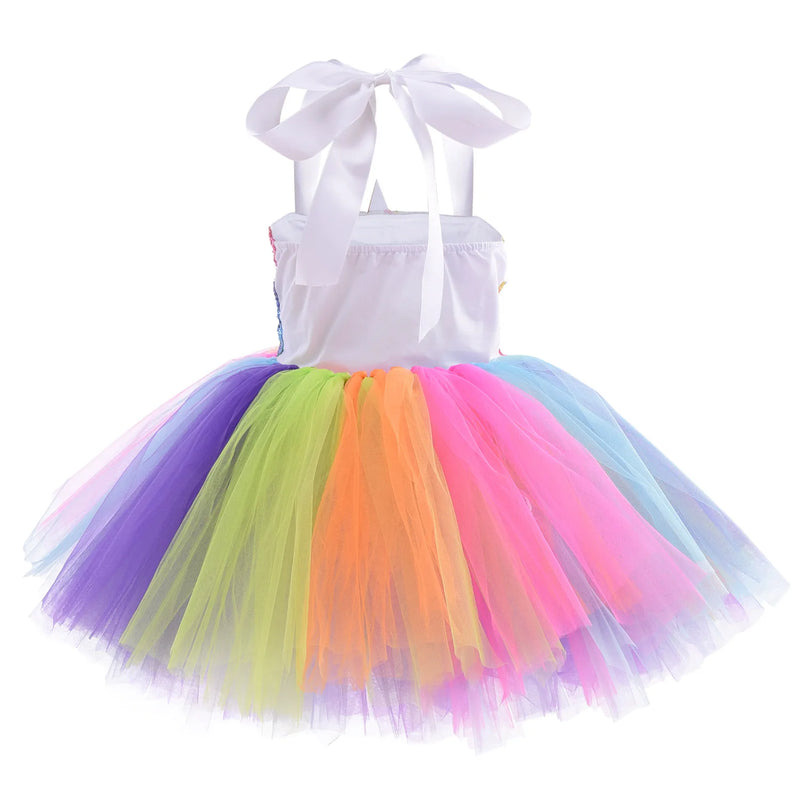 Fantasia Unicornio Tutu com LED