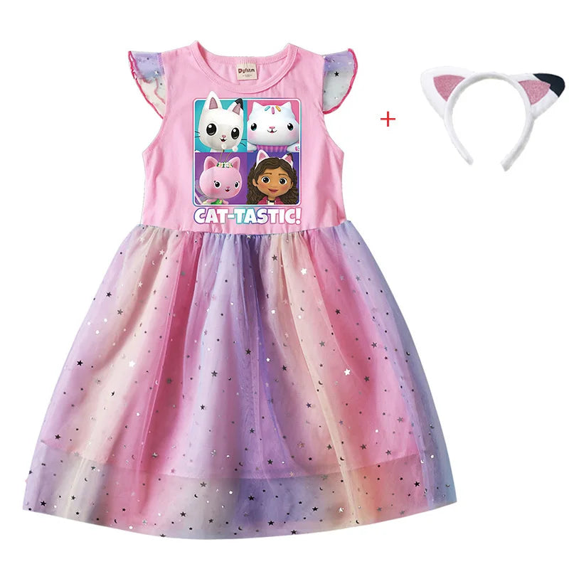 Vestido com arquinho Gabby's Doll House