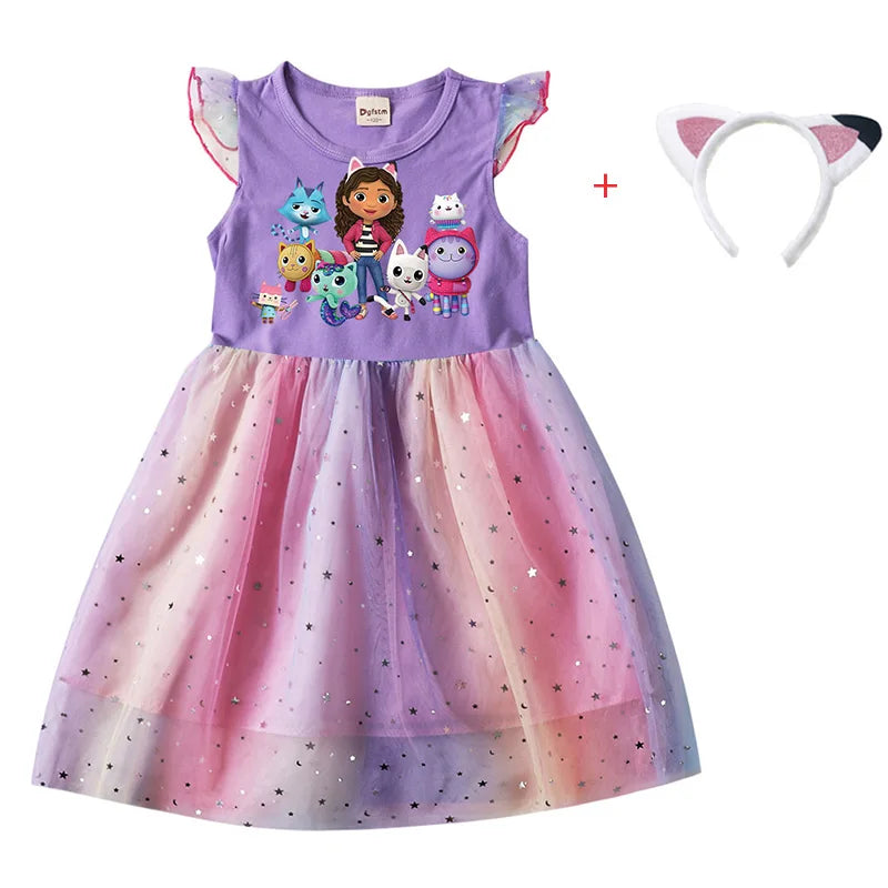 Vestido com arquinho Gabby's Doll House