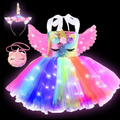 Fantasia Unicornio Tutu com LED